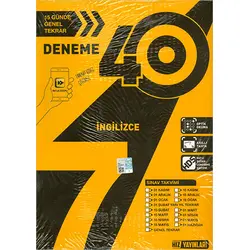 7.Sınıf 40lı İngilizce Deneme Hız Yayınları