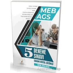 MEB - AGS Hazırlık 5 Deneme Sınavı Tamamı Dijital Çözümlü