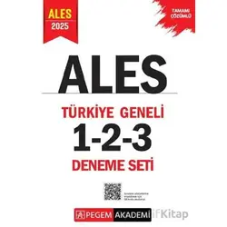 2025 ALES Tamamı Çözümlü Türkiye Geneli 1-2-3 (3lü Deneme Seti)
