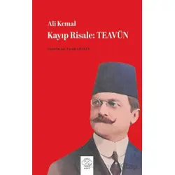 Kayıp Risale: Teavün - Ali Kemal - Post Yayınevi