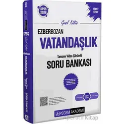 2026 KPSS Genel Yetenek Genel Kültür Ezberbozan Vatandaşlık Tamamı Video Çözümlü Soru Bankası