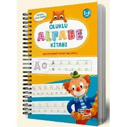 Alfabe Yazı Kitabı Sihirli Uçan Kalemli Oluklu (Kabartmalı) Yazmayı Kolayca Öğreten Kitap