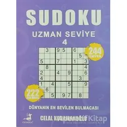 Sudoku Uzman Seviye - 4 - Celal Kodomanoğlu - Olimpos Yayınları