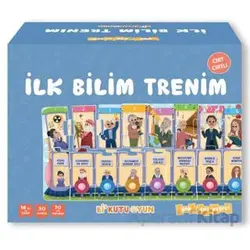 İlk Bilim Trenim - Cırt Cırtlı Yapboz ve Kitap Seti - Buse Nazilli - Bi Kutu Oyun