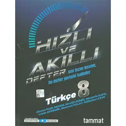 8.Sınıf Türkçe Hızlı ve Akıllı Defter Tammat Yayıncılık