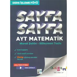 AYT Matematik Sayfa Sayfa Ders İşleme Föyü Tammat Yayıncılık