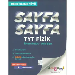 TYT Fizik Sayfa Sayfa Ders İşleme Föyü Tammat Yayıncılık
