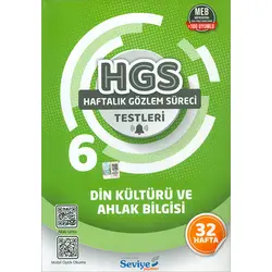 6.Sınıf Din Kültürü ve Ahlak Bilgisi Testleri (Kampanyalı) Seviye Yayınları