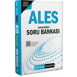 Pegem 2026 ALES Tamamı Çözümlü Soru Bankası