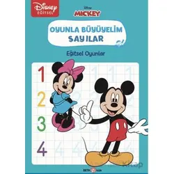 Disney Eğitsel Oyunla Büyüyelim Sayılar - Mickey - Kollektif - Beta Kids
