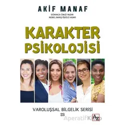 Karakter Psikolojisi - Akif Manaf - Az Kitap