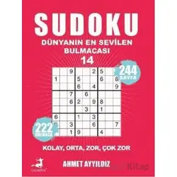 Sudoku Dünyanın En Sevilen Sevilen Bulmacası 14 - Ahmet Ayyıldız - Olimpos Yayınları