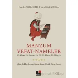 Manzum Vefat-Nameler - Nilüfer Çelik - Kesit Yayınları