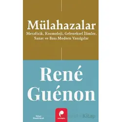 Mülahazalar - Rene Guenon - Paradigma Yayıncılık