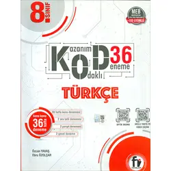8. Sınıf Türkçe Kod36 Deneme (Kampanyalı) Fi Yayınları