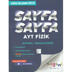 AYT Fizik Sayfa Sayfa Ders İşleme Föyü Tammat Yayıncılık