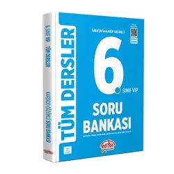 6.Sınıf Vip Tüm Dersler Soru Bankası Editör Yayınevi