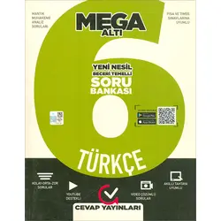 6. Sınıf Türkçe Mega Altı Soru Bankası (Kampanyalı) Cevap Yayınları
