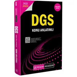 Pegem 2026 DGS Konu Anlatımlı