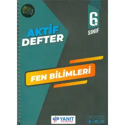 6. Sınıf Fen Bilimleri Aktif Defter (Kampanyalı) Yanıt Yayınları