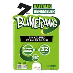 7.Sınıf Din Kültürü ve Ahlak Bilgisi Denemeleri (Kampanyalı) Günay Yayınları