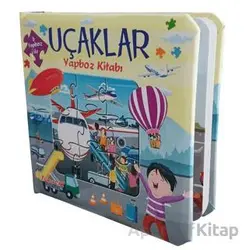 Uçaklar Yapboz Kitabı - Kolektif - Yumurcak Yayınları