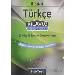 8. Sınıf Türkçe Kılavuz Deneme (Kampanyalı) Blok Test Yayınları