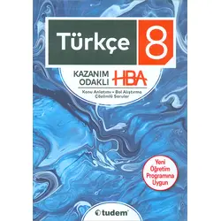 8.Sınıf Türkçe Kazanım Odaklı HBA (Kampanyalı) Tudem Yayınları