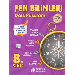 8.Sınıf Fen Bilimleri Ders Pusulam (Kampanyalı) Mercek Yayınları