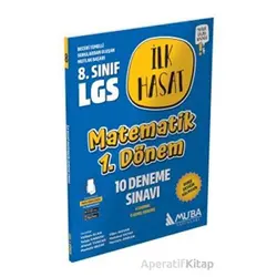 LGS Matematik İlk Hasat 10 Deneme Sınavı 1.Dönem (Kampanyalı) Muba Yayınları