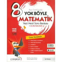8. Sınıf Yok Böyle Matematik Soru Bankası (Kampanyalı) Çalışkan Yayınları