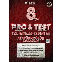 8. Sınıf T.C. İnkilap Tarihi ve Atatürkçülük Pro Test Soru Bankası (Kampanyalı) Bilfen Yayıncılık