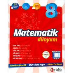 8. Sınıf LGS Matematik Dünyam (Kampanyalı) Artı Bir Yayınları