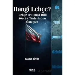 Hangi Lehçe - Saadet Büyük - Gece Kitaplığı