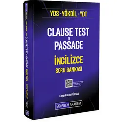 Pegem YDS YÖKDİL YDT Clause Test - Passage İngilizce Soru Bankası