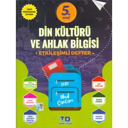 5. Sınıf Din Kültür ve Ahlak Bilgisi Etkileşimli Defter (Kampanyalı) Tandem Yayınları