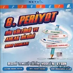 8. Sınıf Din Kültürü ve Ahlak Bilgisi Periyot Soru Bankası (Kampanyalı) Netbil Yayıncılık