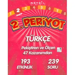 2. Sınıf Türkçe Periyot (Kampanyalı) Netbil Yayınları