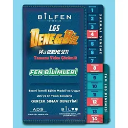 8.Sınıf Denebil Fen Bilimleri 14lü Deneme Seti (Kampanyalı) Bilfen Yayıncılık