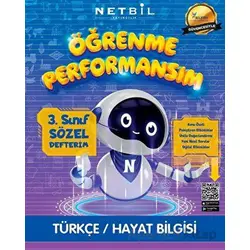 3.Sınıf Öğrenme Performansım Sözel Defterim (Kampanyalı) Netbil Yayıncılık