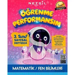 3. Sınıf Öğrenme Performansım Sayısal Defterim (Kampanyalı) Netbil Yayıncılık