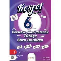 6.Sınıf Keşfet Serisi Görsel ve Sözel Yetenek Soru Bankası (Kampanyalı) Günay Yayınları