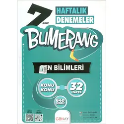 7.Sınıf Bumerang Haftalık Fen Bilimleri Denemeleri (Kampanyalı) Günay Yayınları