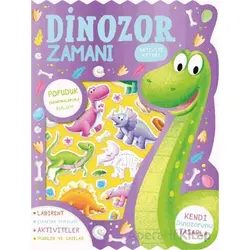 Dinozor Zamanı - Çıkartmalı Aktivite Kitabı - Kolektif - İndigo Çocuk