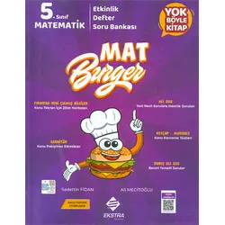 5.Sınıf Matematik MatBurger Kitabı (Kampanyalı) Ekstra Yayıncılık