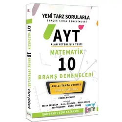 AYT Matematik Video Çözümlü 10 Branş Denemeleri Yargı Lemma