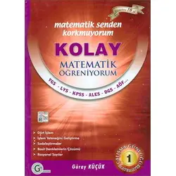 Kolay Matematik Öğreniyorum Çalışma Günlüğü 1 Güray