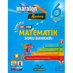6.Sınıf Etkinlikli Matematik Soru Bankası (Kampanyalı) Maraton Yayıncılık
