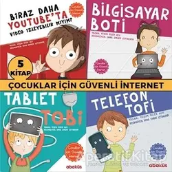 Çocuklar İçin Güvenli İnternet Seti (5 Kitap Takım) - Yeşim Özen Açıl - Abaküs Kitap