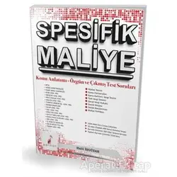 Spesifik Maliye - Halil İşgüzar - Pelikan Tıp Teknik Yayıncılık